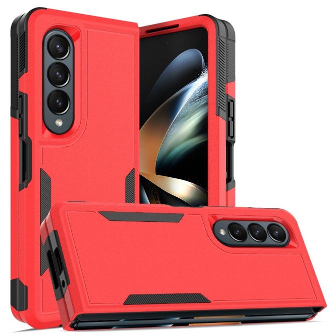 For Samsung Galaxy Z Fold4 5G Anti-scratch PC + TPU Folding Phone Case Drop-proof Back Cover