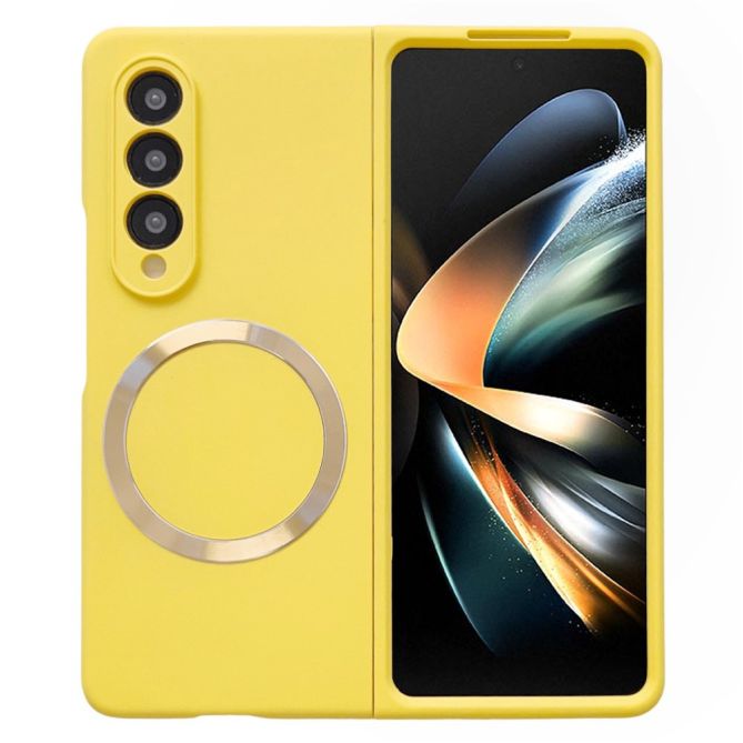 For Samsung Galaxy Z Fold4 5G Phone Cover Skin-touch Feeling Hard PC Case Magnetic Case