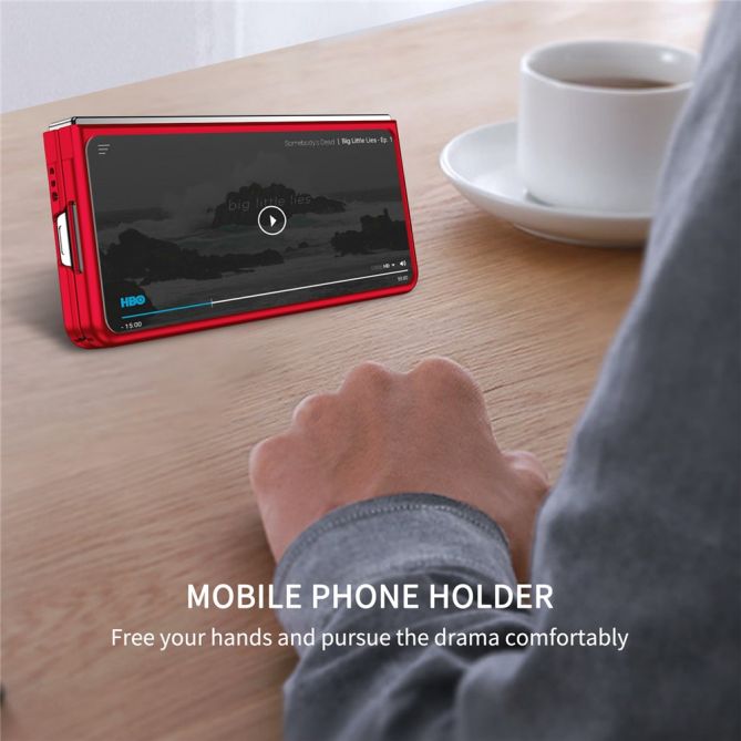 For Samsung Galaxy Z Fold4 5G Case Anti-Scratch Phone Cover Hard PC Case with Kickstand