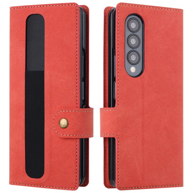 VILI PR Series For Samsung Galaxy Z Fold4 5G Stand Wallet Case Anti-Scratch PU Leather+PC Phone Cover