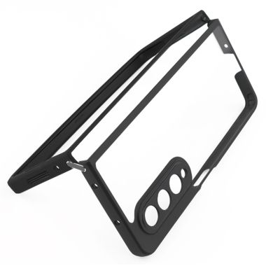 For Samsung Galaxy Z Fold4 5G Clear Cell Phone Case TPU + PC Transparent Mobile Phone Cover