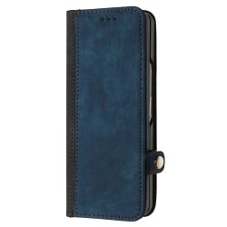 Étui Samsung Galaxy Z Fold 4 portefeuille simili cuir effet patiné avec dragonne