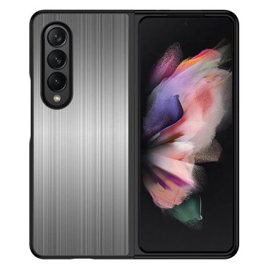 For Samsung Galaxy Z Fold4 5G Drop-proof Folding Phone Case Stainless Steel + PC Protective Cover