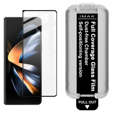 Verre trempé Samsung Galaxy Z Fold 4 avec outil de pose sans poussière - Bord noir