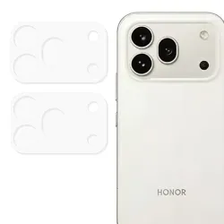 Protection d'objectif Honor 600 Pro en verre trempé bord incurvé - Lot de 2 - Transparent