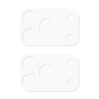 Protection d'objectif Honor 600 Pro en verre trempé bord incurvé - Lot de 2 - Transparent