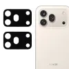 Protection d'objectif Honor 600 Pro en verre trempé bord incurvé - Lot de 2 - Noir