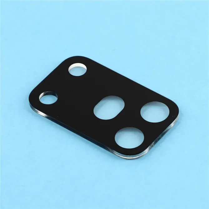 Protection d'objectif Honor 600 Pro en verre trempé bord incurvé - Lot de 2 - Noir