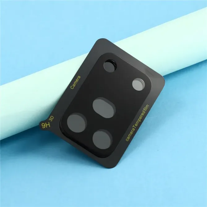 Protection d'objectif Honor 600 Pro en verre trempé bord incurvé - Lot de 2 - Noir