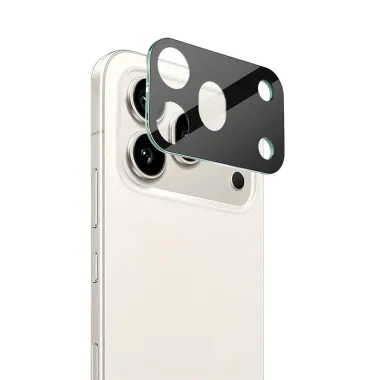 Protection d'objectif Honor 600 Pro en verre trempé avec capot acrylique - Noir