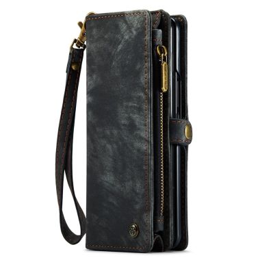 Housse Samsung Galaxy Z Fold 4 portefeuille zippée détachable avec dragonne