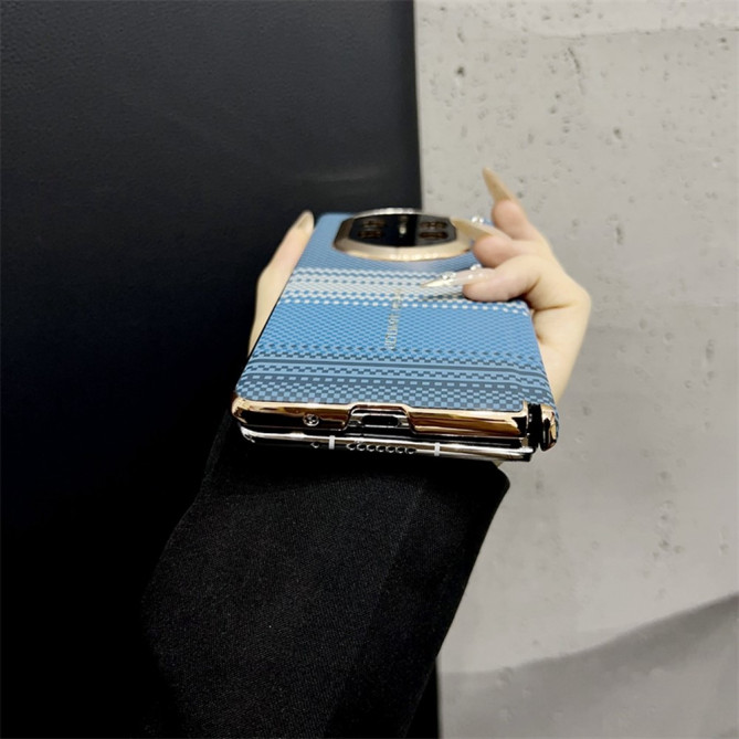 Coque Huawei Mate X7 motif damier avec protection caméra - Noir