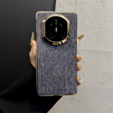 Coque Huawei Mate X7 texture denim avec contour caméra renforcé