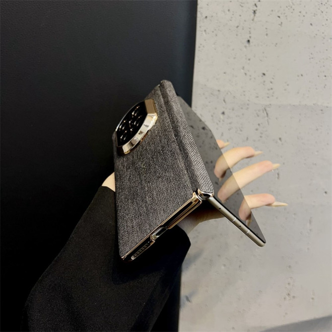 Coque Huawei Mate X7 texture denim avec contour caméra renforcé