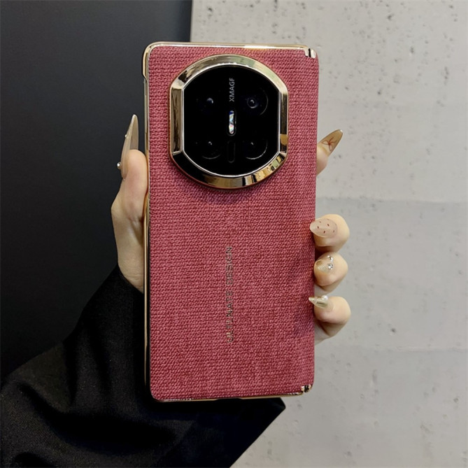 Coque Huawei Mate X7 texture denim avec contour caméra renforcé