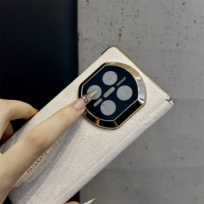 Coque Huawei Mate X7 texture denim avec contour caméra renforcé