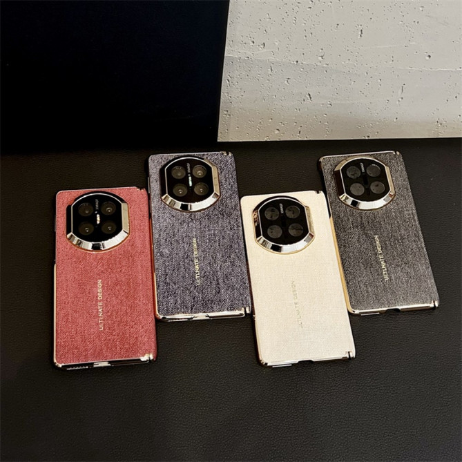 Coque Huawei Mate X7 texture denim avec contour caméra renforcé
