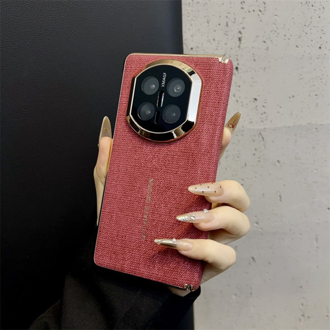 Coque Huawei Mate X7 texture denim avec contour caméra renforcé