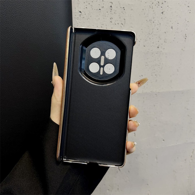 Coque Huawei Mate X7 toucher peau avec contour métallisé