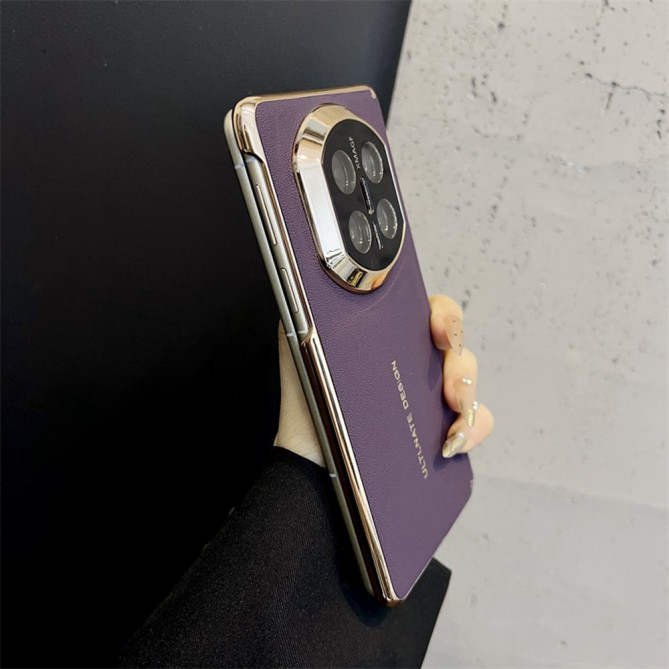 Coque Huawei Mate X7 toucher peau avec contour métallisé
