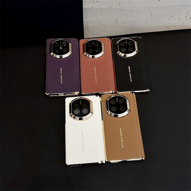 Coque Huawei Mate X7 toucher peau avec contour métallisé