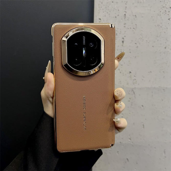 Coque Huawei Mate X7 toucher peau avec contour métallisé