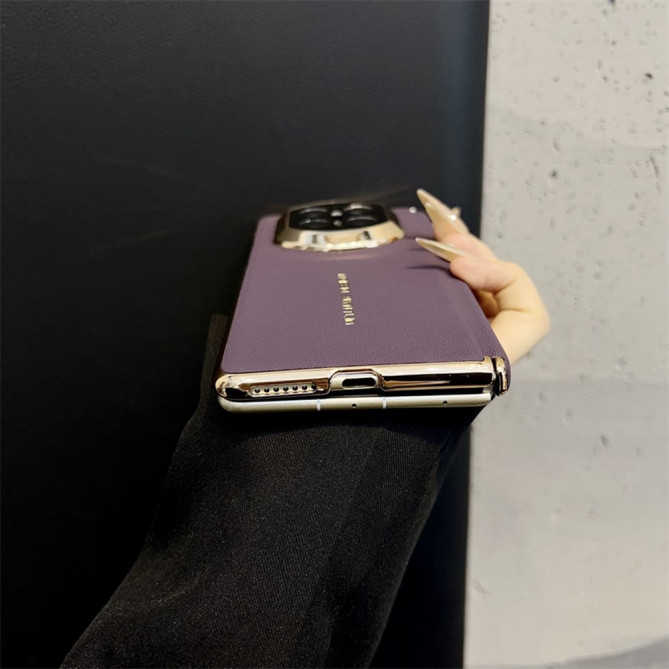 Coque Huawei Mate X7 toucher peau avec contour métallisé