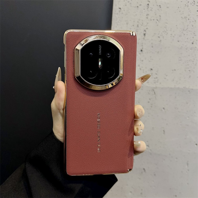 Coque Huawei Mate X7 toucher peau avec contour métallisé