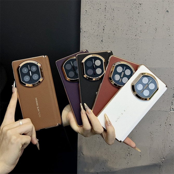 Coque Huawei Mate X7 toucher peau avec contour métallisé
