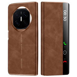Coque Huawei Mate X7 flip cover effet cuir avec fenêtre d’affichage
