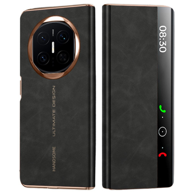 Coque Huawei Mate X7 flip cover effet cuir avec fenêtre d’affichage