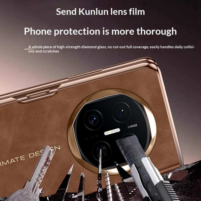 Coque Huawei Mate X7 flip cover effet cuir avec fenêtre d’affichage