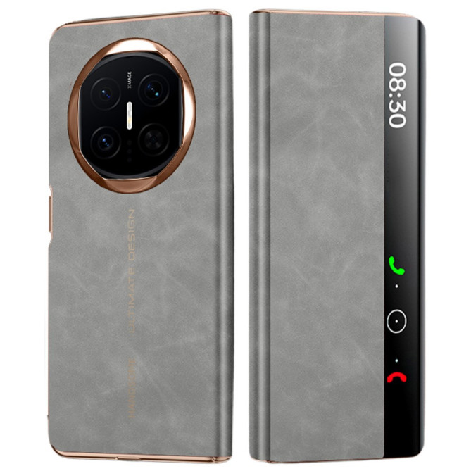 Coque Huawei Mate X7 flip cover effet cuir avec fenêtre d’affichage