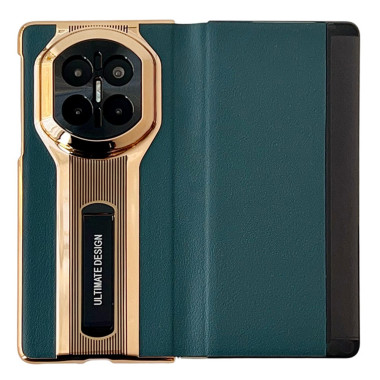 Coque Huawei Mate X7 avec support intégré et contours métallisés