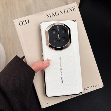 Coque Huawei Mate X7 texture tissée avec protection charnière