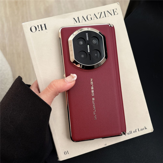 Coque Huawei Mate X7 texture tissée avec protection charnière