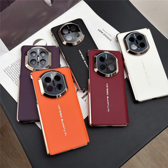Coque Huawei Mate X7 texture tissée avec protection charnière