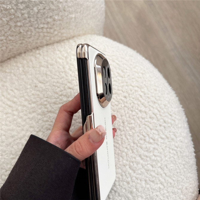 Coque Huawei Mate X7 texture tissée avec protection charnière