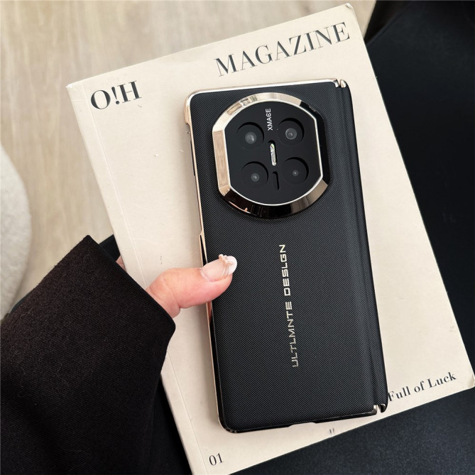 Coque Huawei Mate X7 texture tissée avec protection charnière