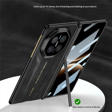 Coque Huawei Mate X7 avec vitre intégrée et support métallique