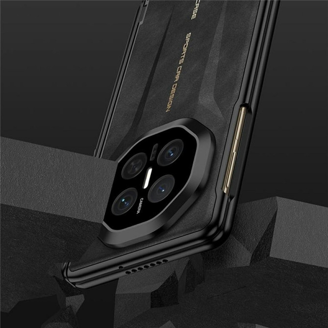 Coque Huawei Mate X7 avec vitre intégrée et support métallique