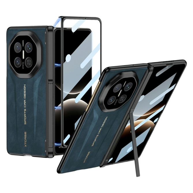 Coque Huawei Mate X7 avec vitre intégrée et support métallique