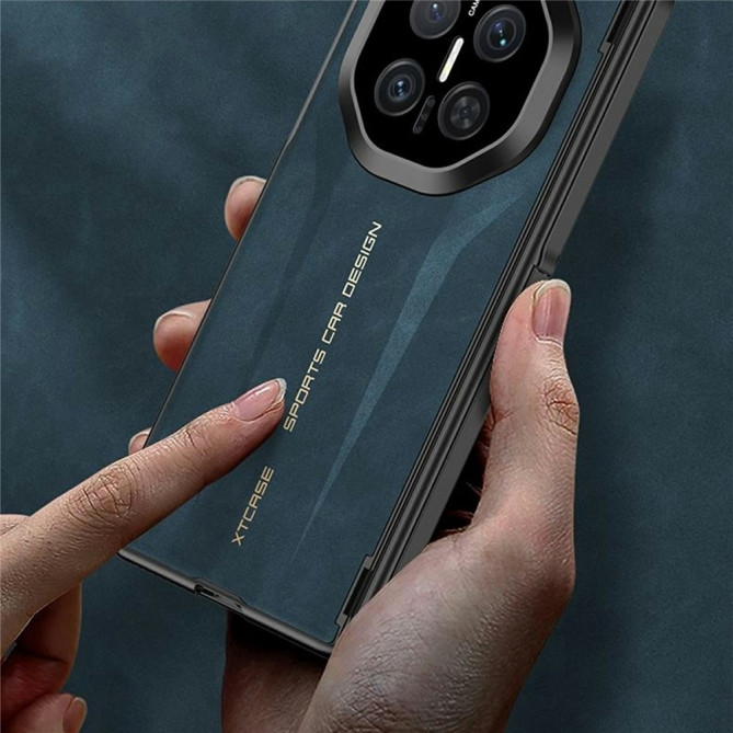 Coque Huawei Mate X7 avec vitre intégrée et support métallique