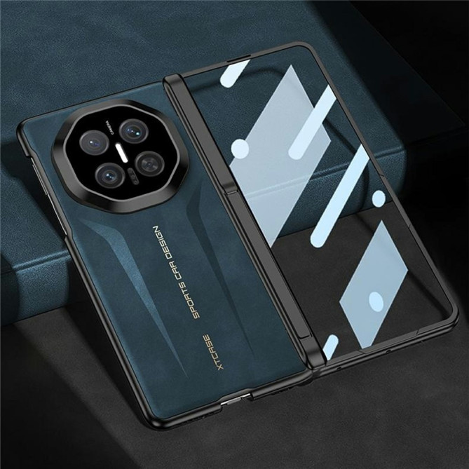 Coque Huawei Mate X7 avec vitre intégrée et support métallique