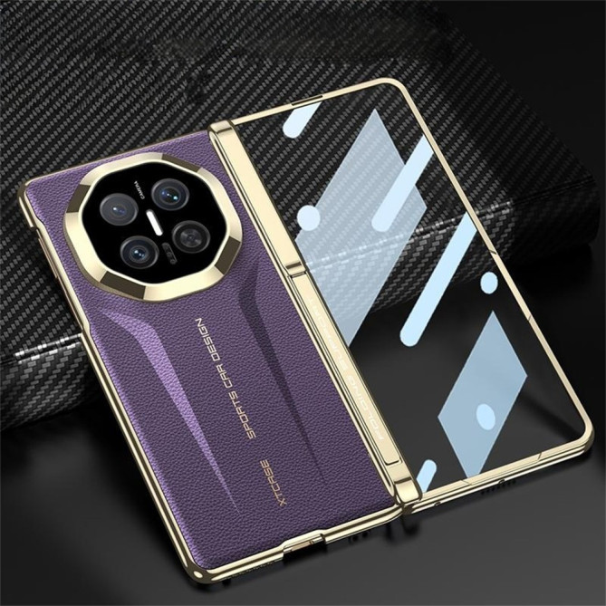 Coque Huawei Mate X7 magnétique avec vitre avant et béquille intégrée