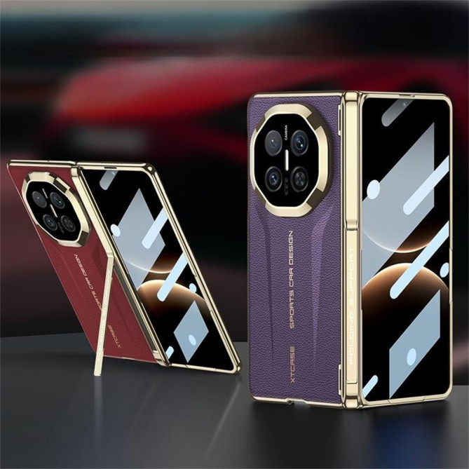 Coque Huawei Mate X7 magnétique avec vitre avant et béquille intégrée
