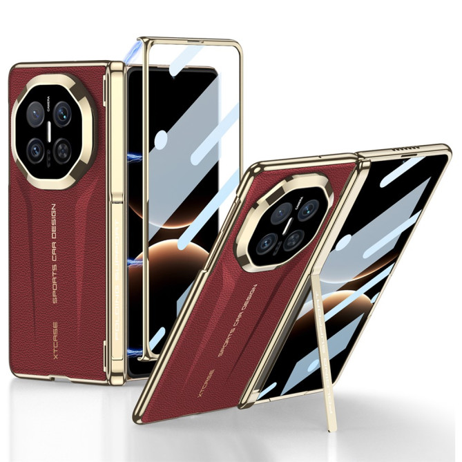 Coque Huawei Mate X7 magnétique avec vitre avant et béquille intégrée