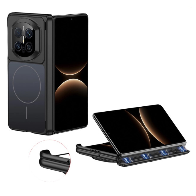 Coque Huawei Mate X7 magnétique mate avec protection charnière intégrée