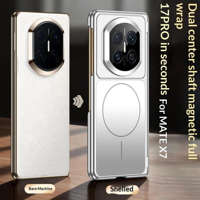 Coque Huawei Mate X7 magnétique mate avec protection charnière intégrée