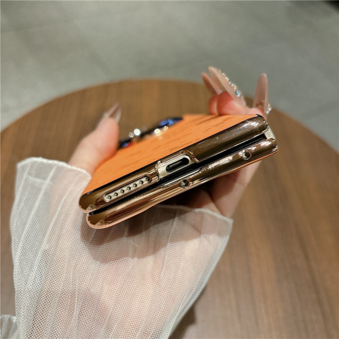 Coque Huawei Mate X7 motif chevaux avec contours métallisés